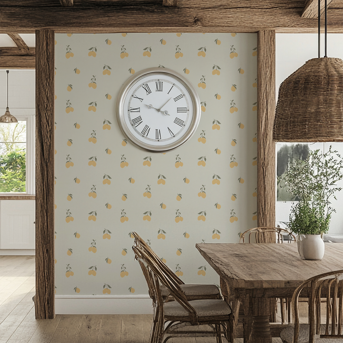 Orchard Fruit Wallpaper: Ripe, Characterful Designs - Made in Your Colour Way