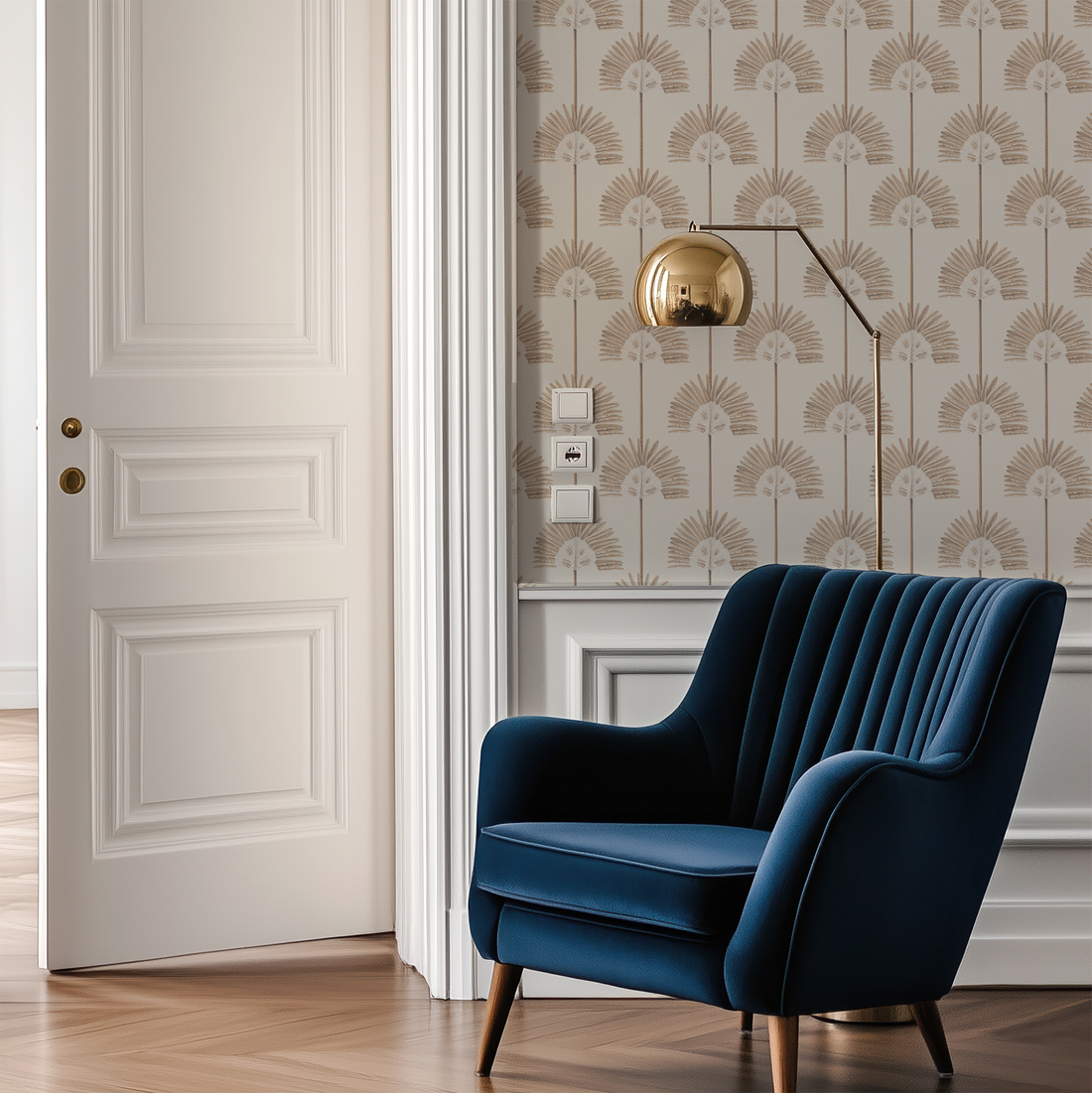 How to Wallpaper Around Sockets and Light Switches