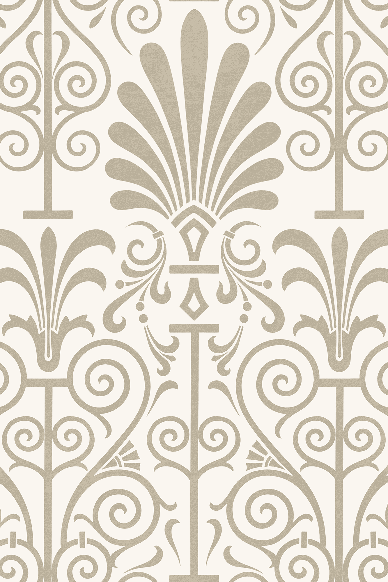 Dorothea Brown Traditional Textured Damask Wallpaper - Removable Wallpaper (Peel & Stick)