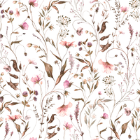 Fleur  Pattern - Autumn Colourway