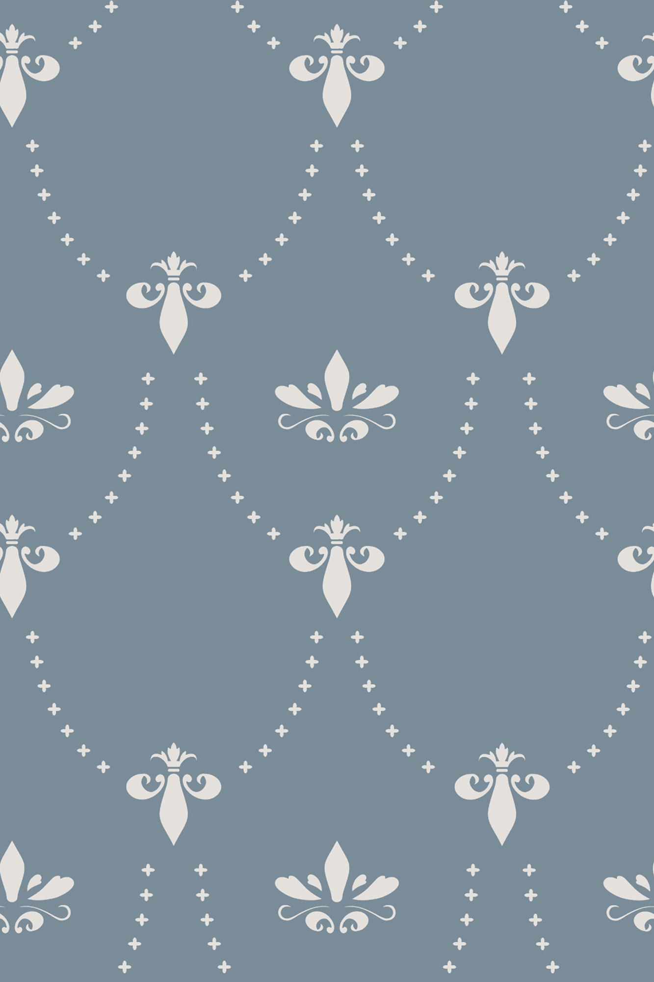 Beatrice White Old Vintage Classical Wallpaper - Removable Wallpaper (Peel & Stick)