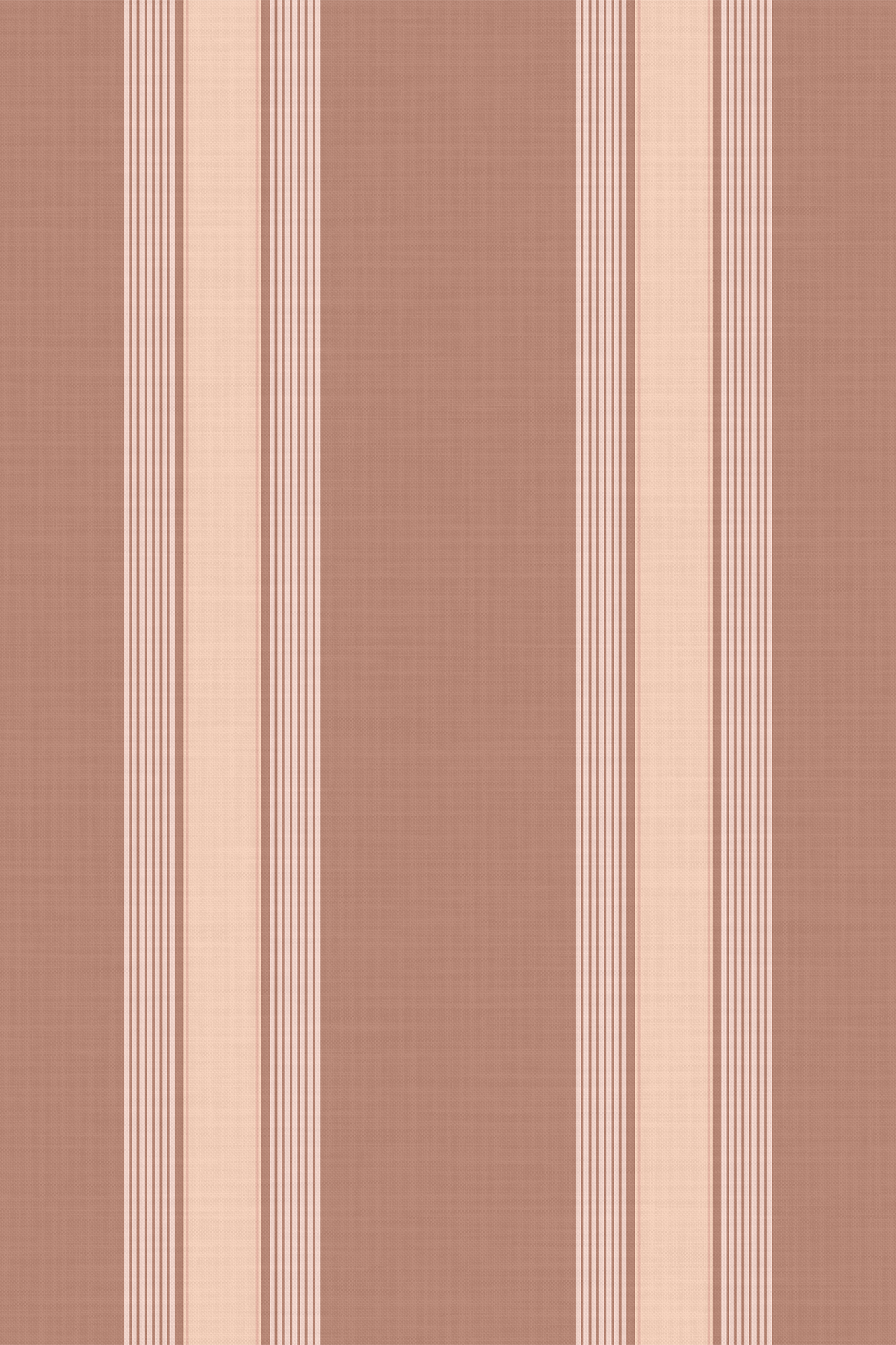 Benedict Red and Peach Traditional Romantic Stripe Wallpaper - Removable Wallpaper (Peel & Stick)