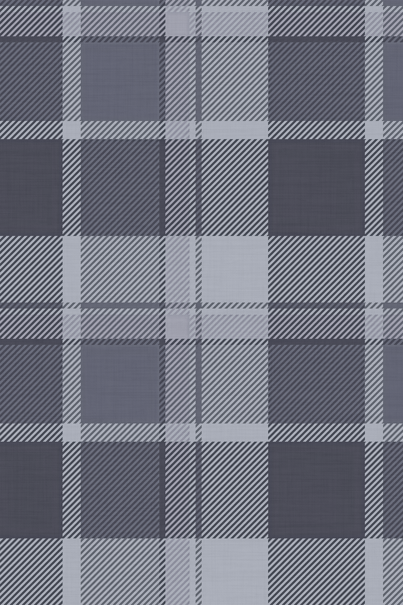 Burton Blue Heritage Checked Wallpaper - Removable Wallpaper (Peel & Stick)