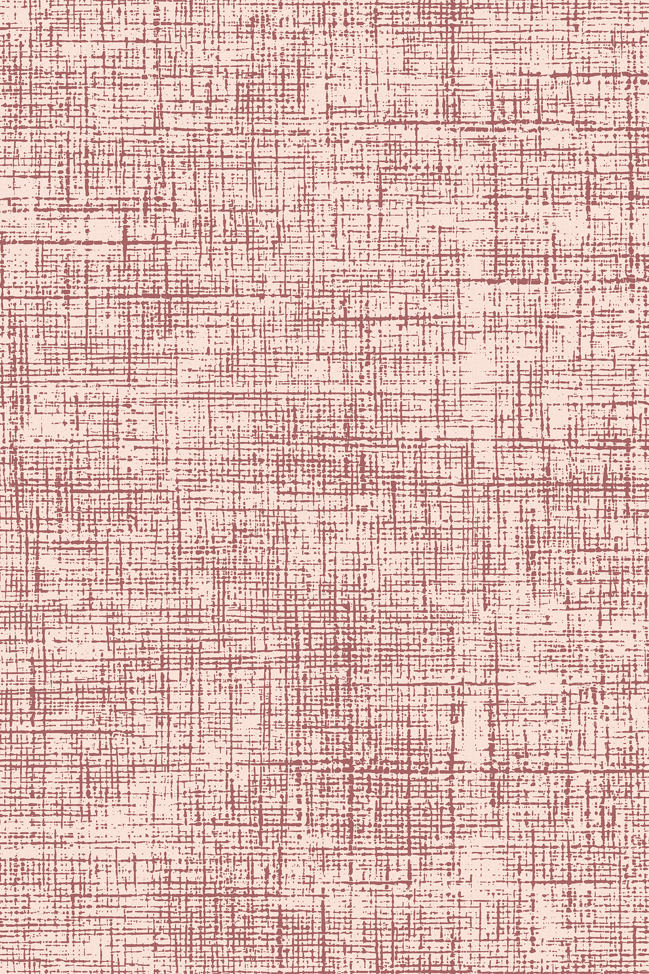 Clark Red Linen Cross Textured Wallpaper - Traditional Wallpaper (Paste-the-Wall)