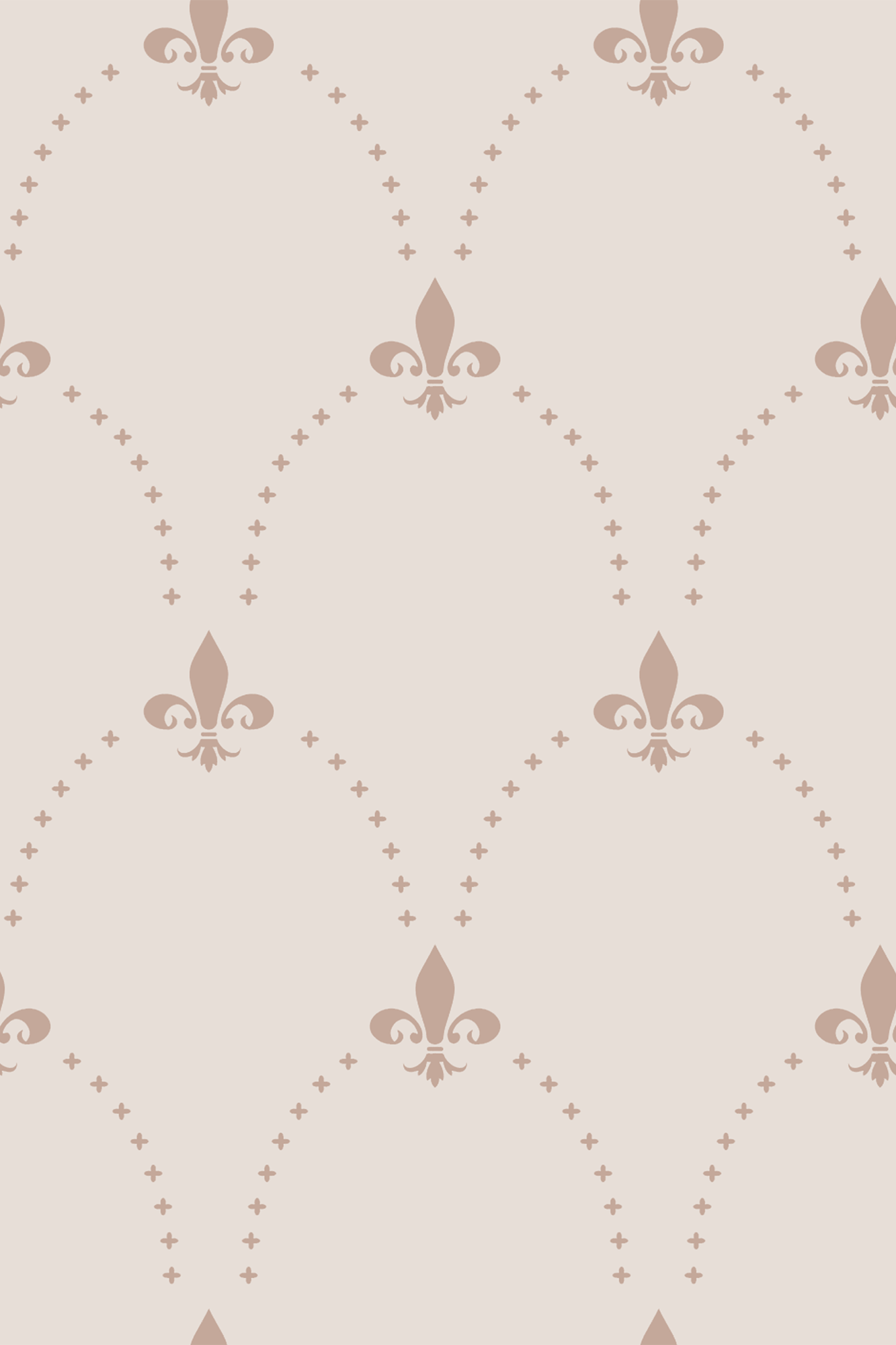 Darcy Pink Fleur De Lys Vintage Wallpaper - Removable Wallpaper (Peel & Stick)