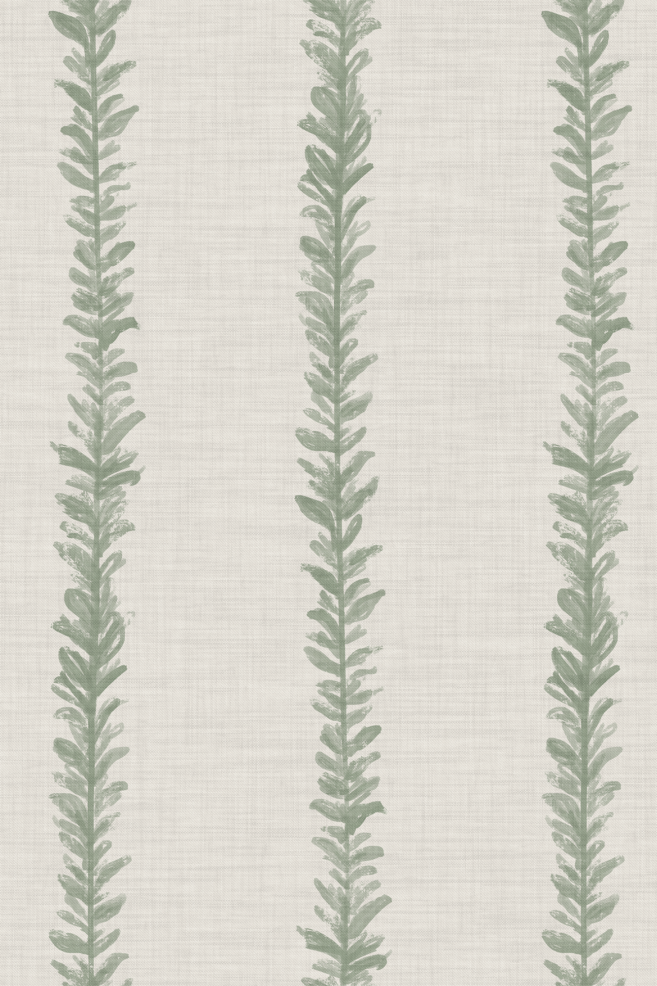 Harry Green Wild Grass Sprig Stripe Wallpaper - Removable Wallpaper (Peel & Stick)