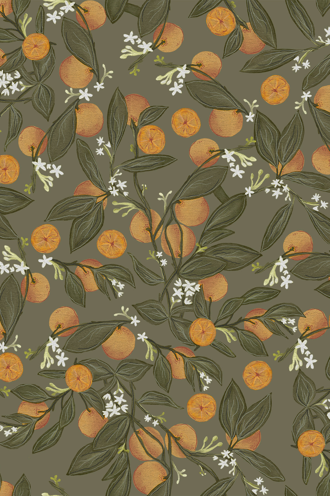 Marmalade Antique Bronze and Pine Needle Wallpaper - Removable Wallpaper (Peel & Stick)