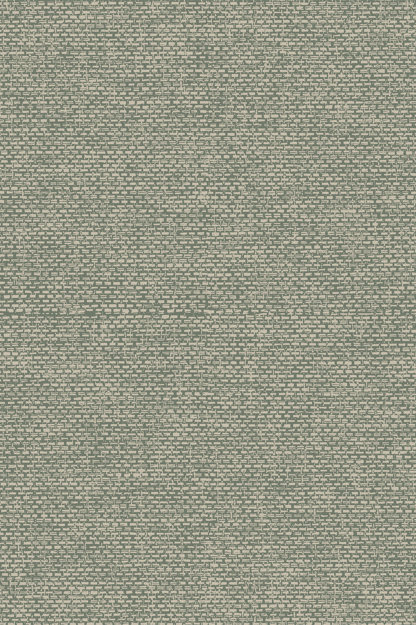 Oliver Green Wool Fabric Effect Wallpaper - Removable Wallpaper (Peel & Stick)
