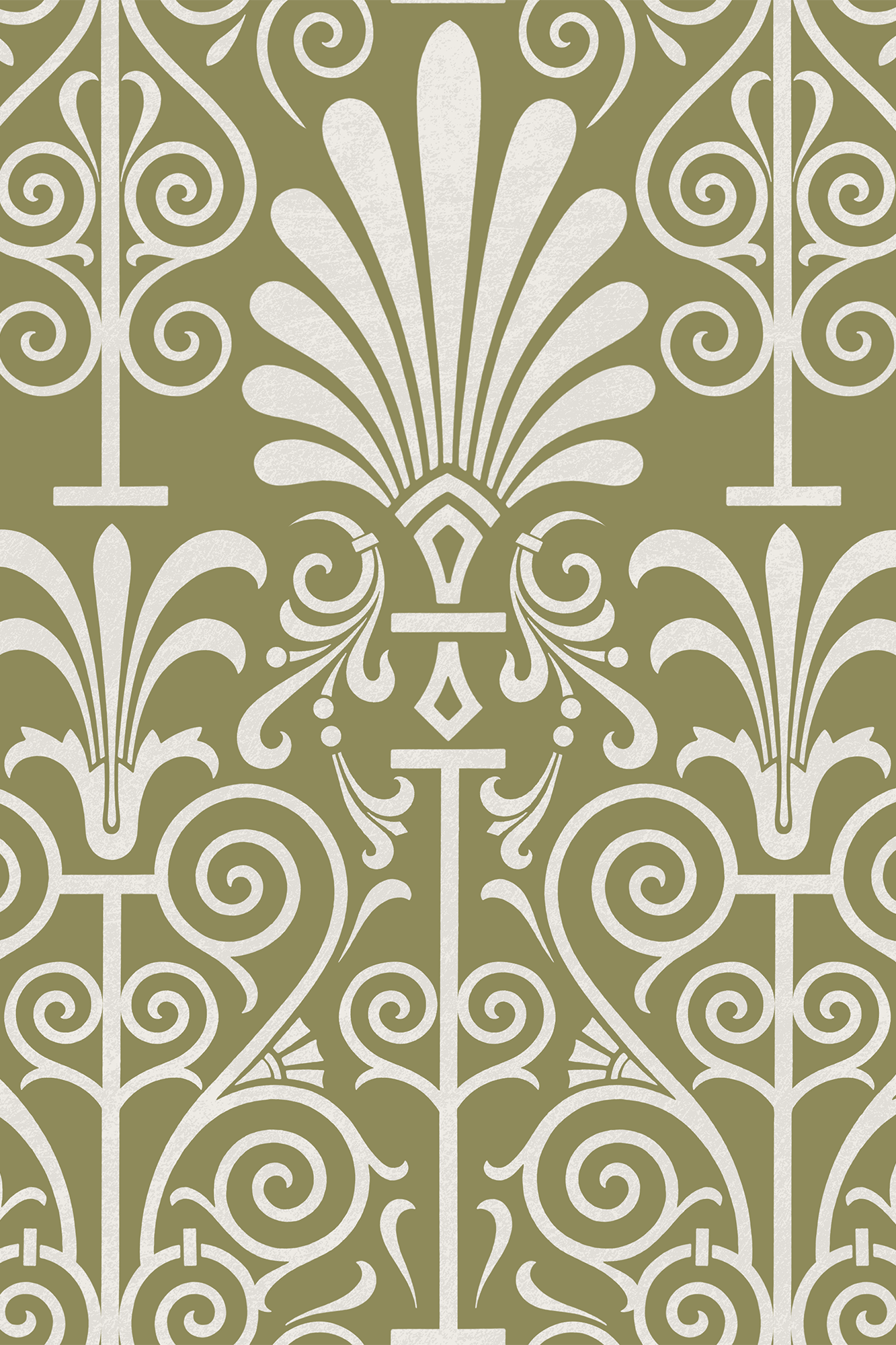 Dorothea Cream Traditional Textured Damask Wallpaper - Removable Wallpaper (Peel & Stick)