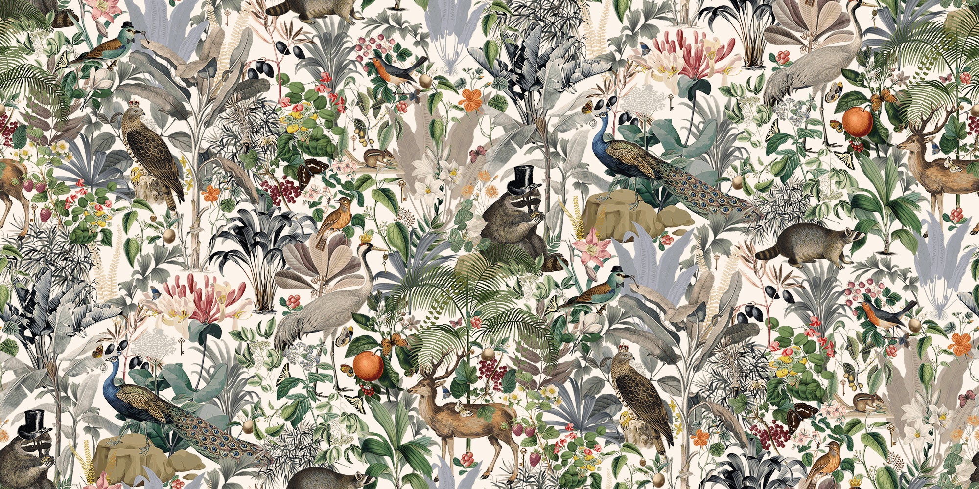 Secret Arden Light Luxury English Heritage Woodland Wallpaper - Traditional Wallpaper (Paste-the-Wall)