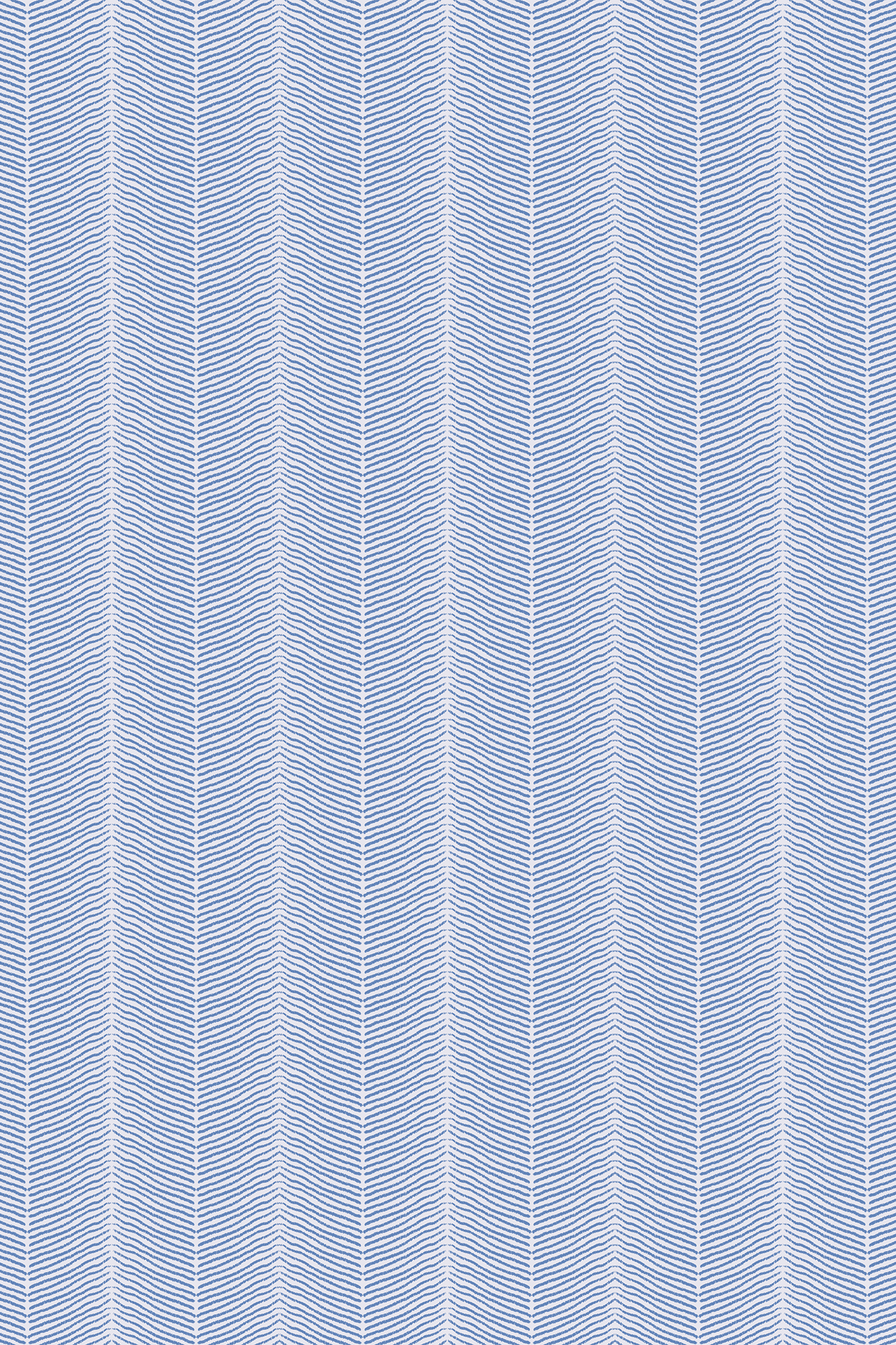 Arthur Blue Textured Zig Zag Stripe Wallpaper - Traditional Wallpaper (Paste-the-Wall)