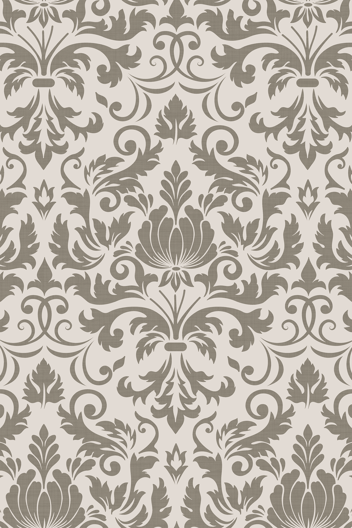 Winston Brown Regal Damask Wallpaper - Removable Wallpaper (Peel & Stick)