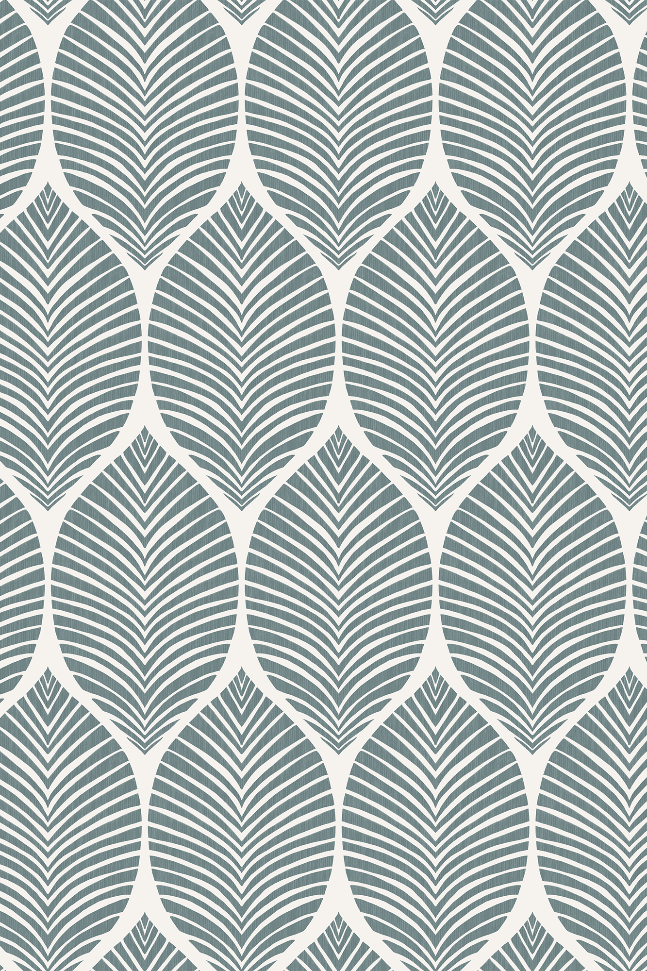 Anastasia Blue Textured Leaves Wallpaper - Removable Wallpaper (Peel & Stick)