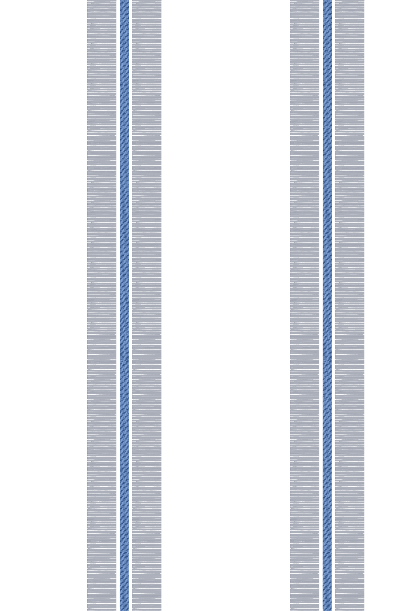 Atlas Blue Coastal Textured Stripe Wallpaper - Removable Wallpaper (Peel & Stick)