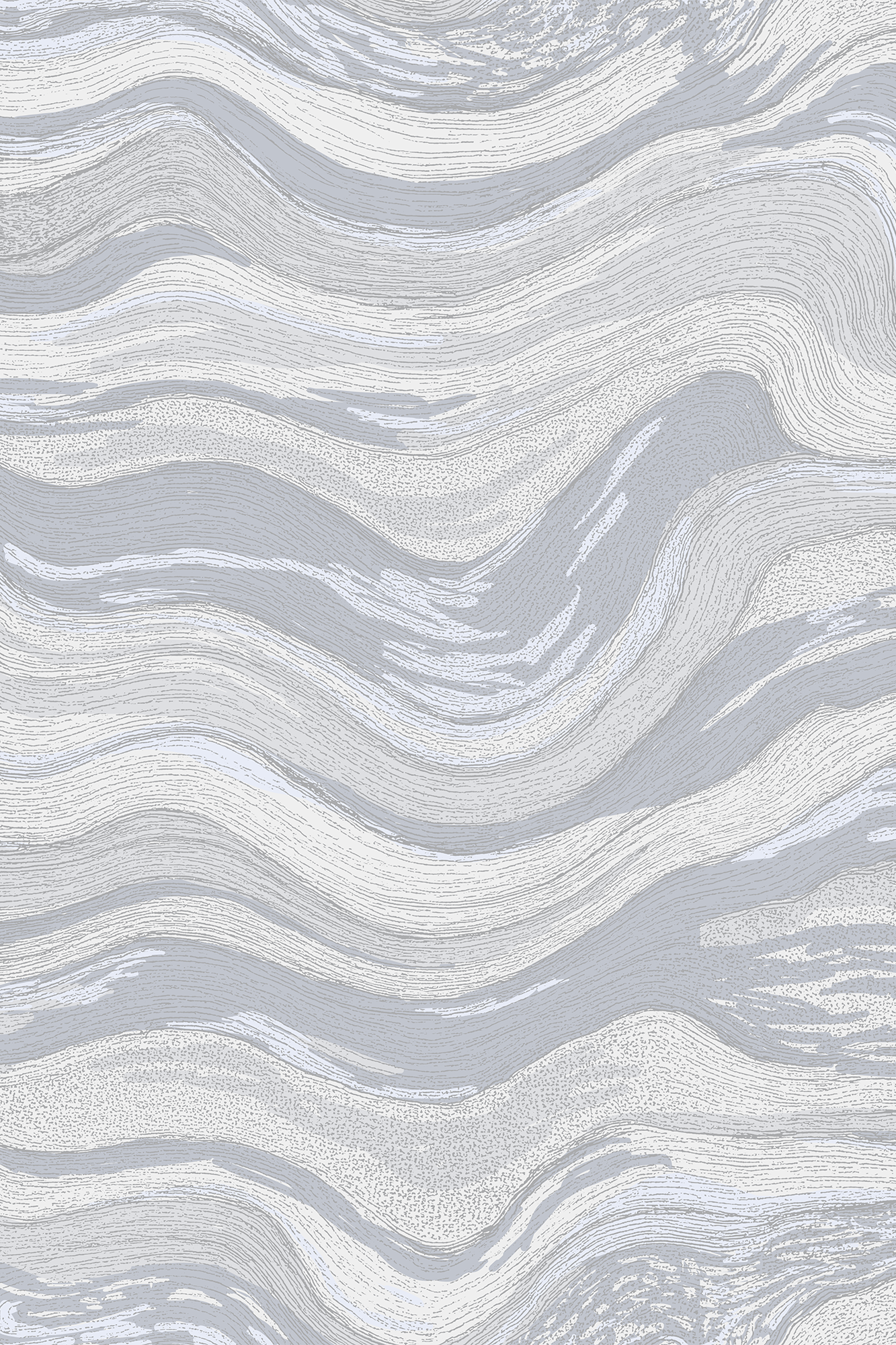 Cove Blue Sand Wave Textured Wallpaper - Removable Wallpaper (Peel & Stick)