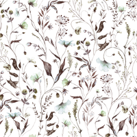 Fleur  Pattern - Winter Colourway